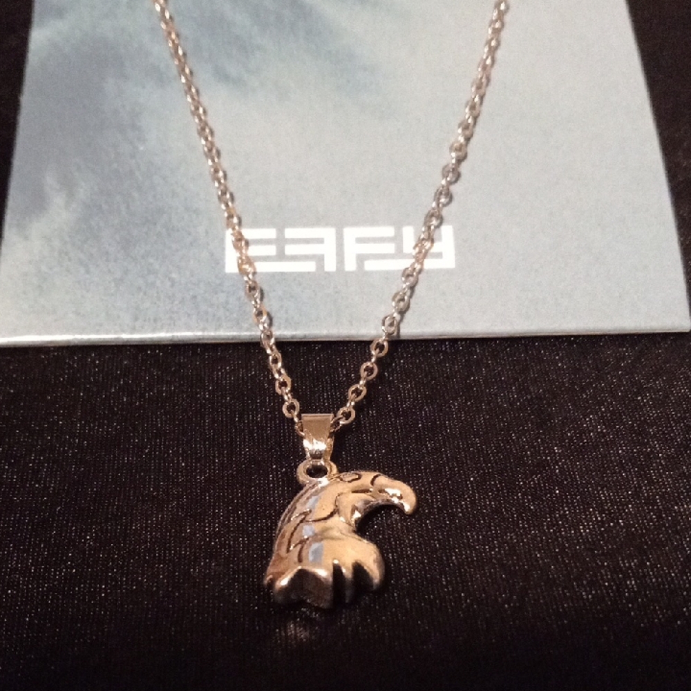 Effy Silver Eagle Pendant Necklace 18 In Long Nwt